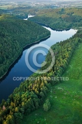 ZÅotniki LubaÅskie - Photo aÃ©rienne barrage en Pologne